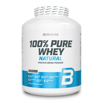 BioTechUSA 100% Pure Whey Complesso proteico del siero di latte con bromelina, aminoacidi, senza zuccheri aggiunti, senza olio di palma e con edulcorante, 1 kg, Cioccolato