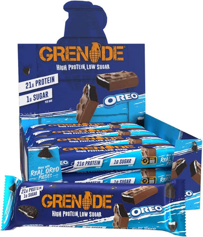 Grenade Barretta Proteica a Basso Contenuto di Carboidrati - Lemon Cheesecake, 12 x 60 g