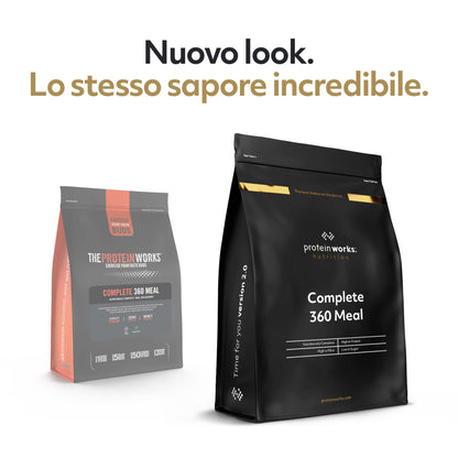 Pasto Completo 360 | Pasto Completo Equilibrato | Pasto Rapido E Conveniente | THE PROTEIN WORKS | Doppio Cioccolato al Latte | 500g