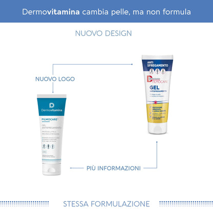 Dermovitamina Filmocare Antisfregamento 100 ml, Gel antisfregamento indicato per chi pratica sport, per i soggetti in sovrappeso e per le persone anziane o lungodegenti