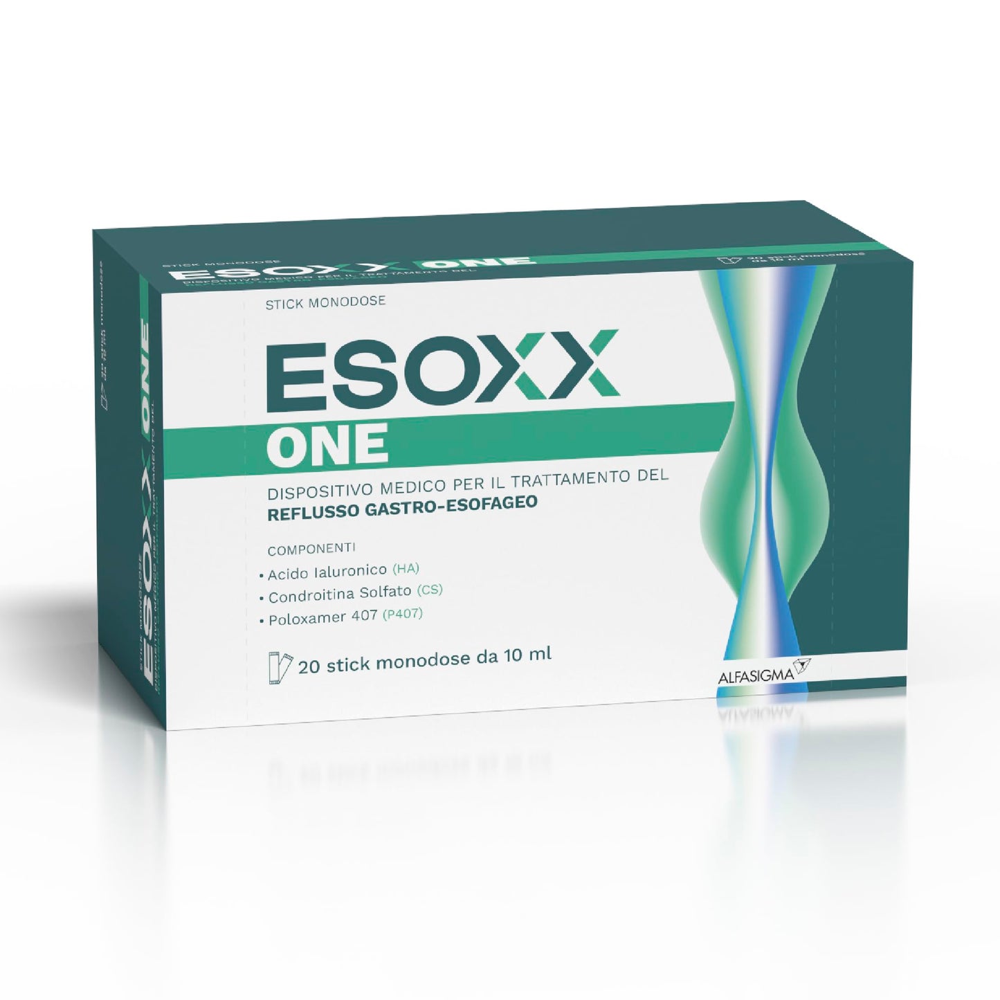 Esoxx One, Dispositivo Medico ad Azione Meccanica che Consente di Ridurre Rapidamente i Sintomi Correlati al Reflusso Gastro-Esofageo, 20 Bustine Orosolubili