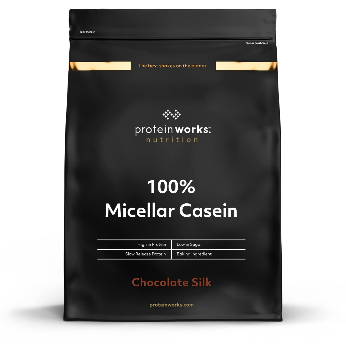 Caseina Micellare 100% Proteine In Polvere THE PROTEIN WORKS | Frullato Proteico A Rilascio Lento | Aminoacidi | Supporta Il Recupero | Panna & Fragole, 500 g