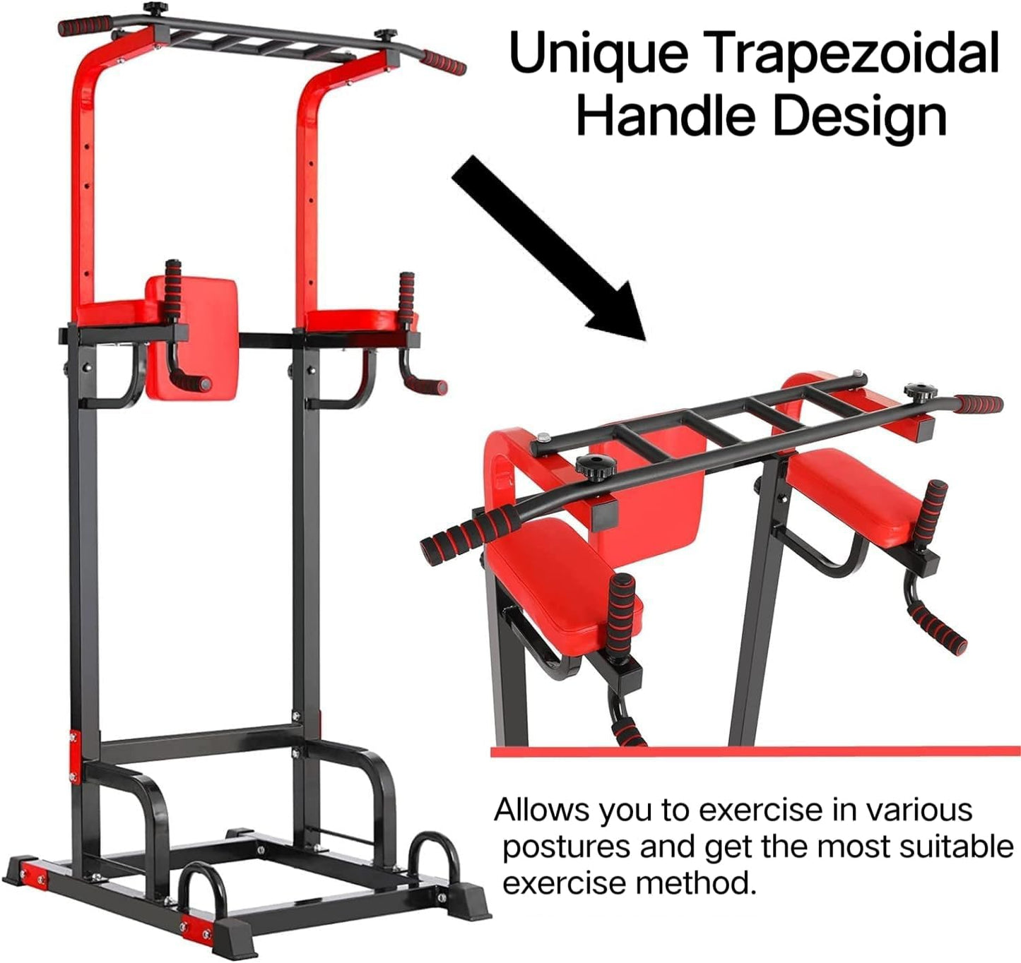 TLGREEN Barra multifunzione per trazioni, allenamento della forza, fitness a casa, regolabile in altezza, con impugnatura per flessioni, allenamento di forza multiplo, portata fino a 150 kg