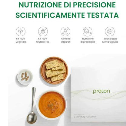 ProLon – Kit Dieta Mima Digiuno – Programma Nutrizionale di 5 Giorni – Prof. Valter Longo – Autofagia - Made in Italy – Varietà 4 (Piselli, Ceci, Lenticchie, Peperoni)