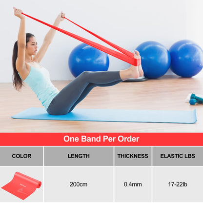 Elastici Palestra, Bande Elastiche Fitness Resistance Band Elastici Fisioterapia Esercizi Yoga, Pilates, Schiena Stretching, Sviluppo Muscolare,Casa, Palestra1.8-2.0M