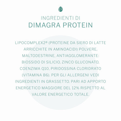 Dimagra Protein - Integratore Alimentare con proteine da siero del latte - Per dimagrire, disintossicare, per il mantenimento e la crescita della massa muscolare - Gusto cioccolato, 10 buste da 22 g