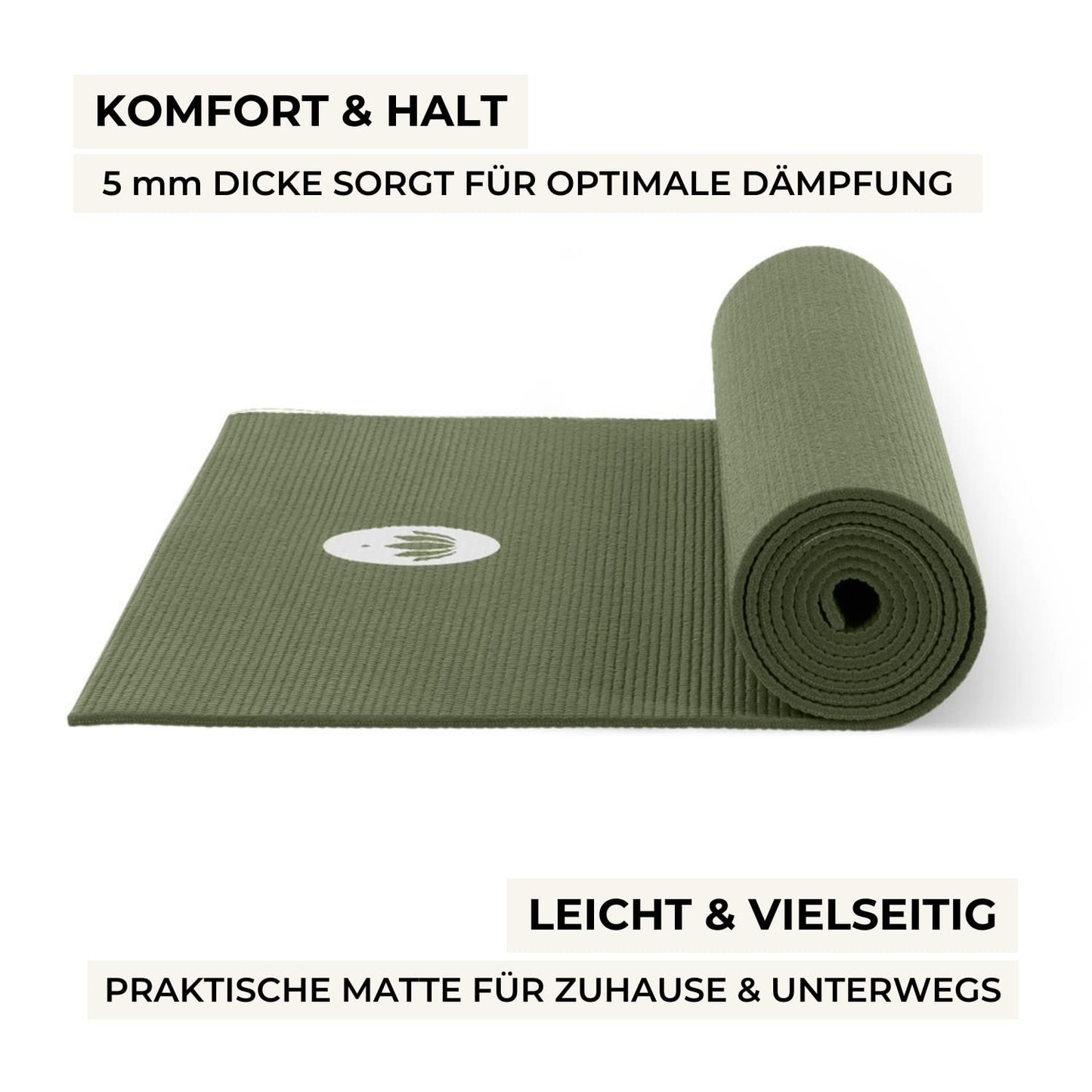 Lotuscrafts Tappetino Yoga Antiscivolo Professionale Mudra Studio XL - Materassino Yoga Antiscivolo per Principianti e Avanzati - Tappeto Yoga Professionale - Yoga Mat