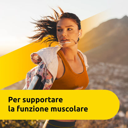 Supradyn Magnesio e Potassio Integratore Multivitaminico con Vitamine B, Vitamina C e Sali Minerali per Stanchezza, Caldo e Sport, 60 Bustine Effervescenti Senza Zucchero, Gusto Arancia