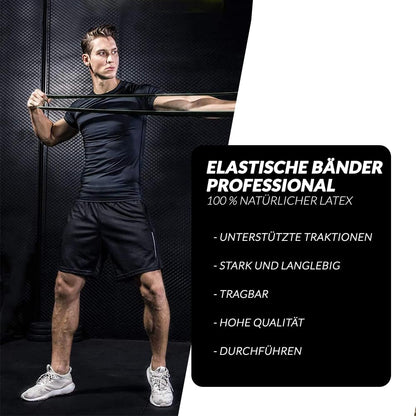 LISTHEN Elastici Rigidi per Trazioni Muscle Up e Fitness, Bande Rigide per Riabilitazione Muscolare Stretching e Yoga, Fasce Elastiche per l'Allenamento