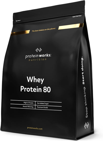 THE PROTEIN WORKS Proteine Whey 80 (Concentrate) In Polvere | 82% Di Proteine | Frullato Proteico Povero Di Zuccheri | Cioccolato Morbido | 500g