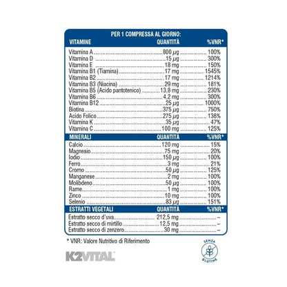 Swisse Multivitaminico Uomo 50+ - 30 Compresse - Integratore multivitaminico per uomo con vitamine, minerali ed erbe naturali