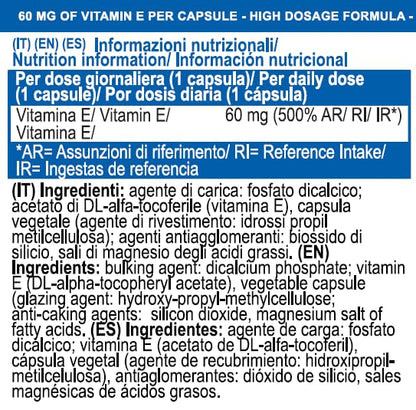 Vitamin E integratore alimentare di Vitamina E 90 capsule