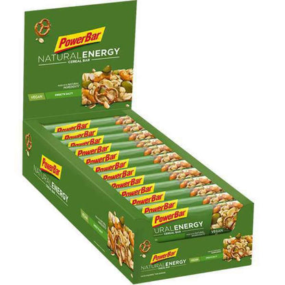 PowerBar Natural Energy Cereal Cacao Crunch 24x40g - Barrette Energetiche di Carboidrati Vegetali + Magnesio