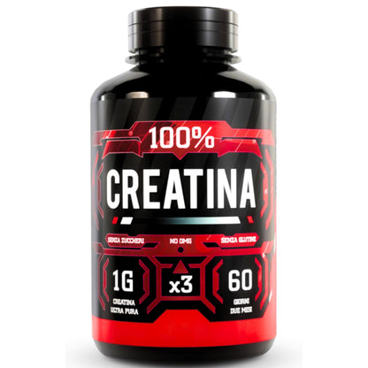 NATURALSPRINT® Creatina 180 compresse -Creatina Pura Micronizzata Monoidrata in compresse - Integratore per massa muscolare boost energetico pre e post workout - Creatine