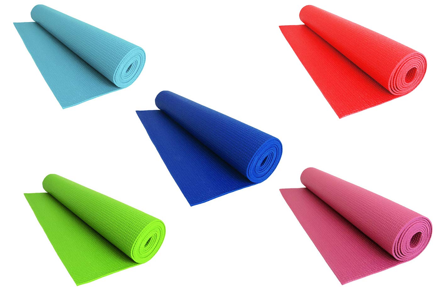 CLICLED Tappetino Arrotolabile Per Yoga 4mm Fitness Aerobica Allenamenti Sport Tappeto Con superficie Antiscivolo