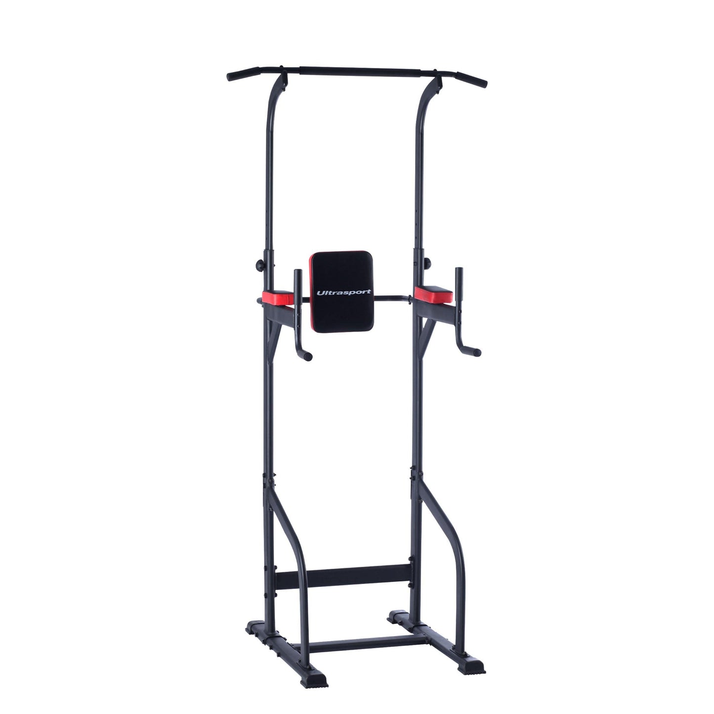 Ultrasport Power Tower, stazione per pull-up e dip, torre fitness, regolabile in altezza, home gym, torre di forza, regolabile fino a 150 kg di peso dell'utente