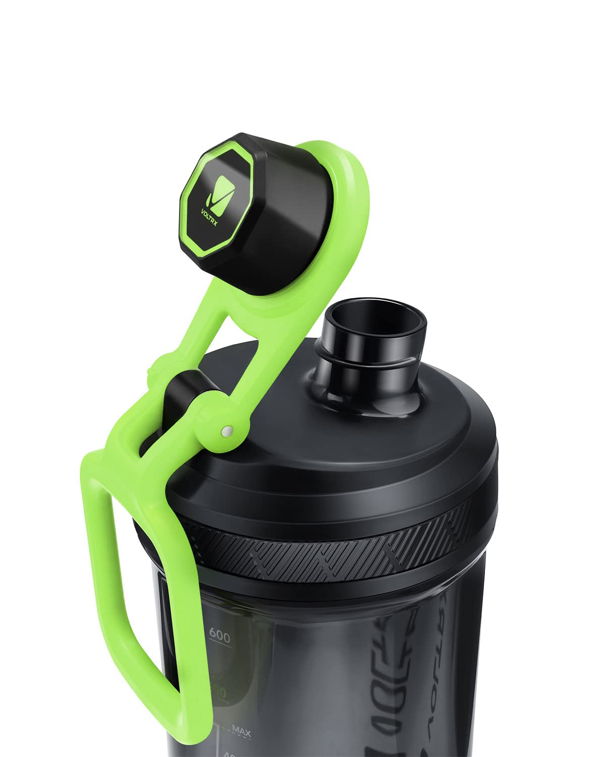 VOLTRX Bottiglia shaker, frullatore elettrico per frullati proteici ricaricabile USB C, tazze shaker per frullati proteici e frullati sostitutivi dei pasti, senza BPA, in Tritan