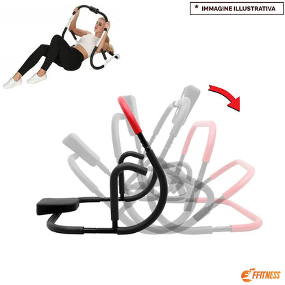 FFITNESS AB CRUNCH TRIMMER PER SIT UPS CON POGGIATESTA AB TRAINER ATTREZZO PER ADDOMINALI DA CASA PALESTRA ALLENAMENTO FITNESS