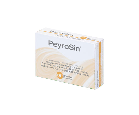 PeyroSin® Integratore nutraceutico coadiuvante per il trattamento terapeutico della malattia di Peyronie. Forte azione antifibrotica e antiossidante