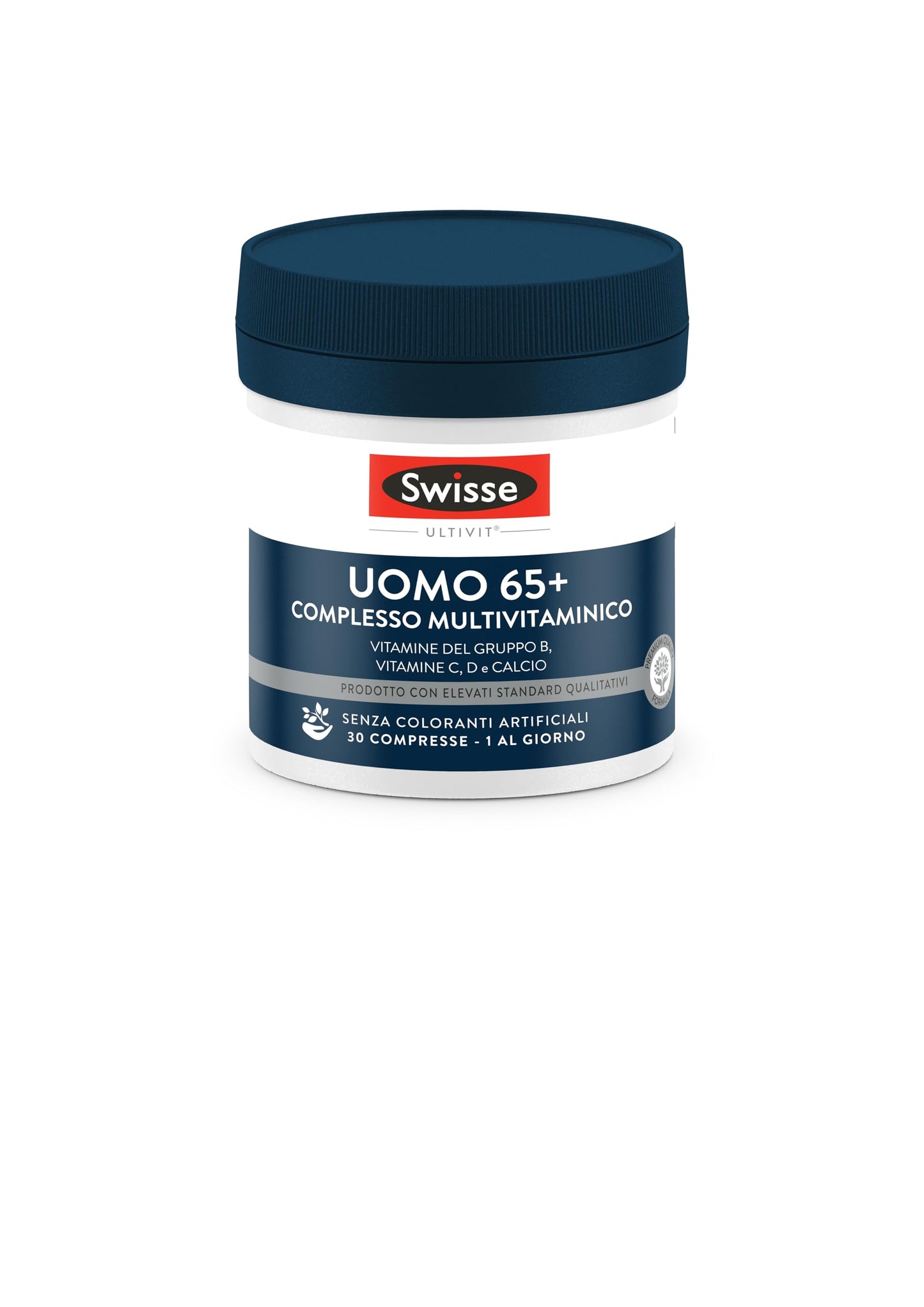 Swisse Multivitaminico Uomo 50+ - 30 Compresse - Integratore multivitaminico per uomo con vitamine, minerali ed erbe naturali