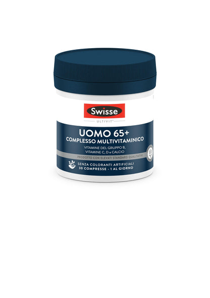 Swisse Multivitaminico Uomo 50+ - 30 Compresse - Integratore multivitaminico per uomo con vitamine, minerali ed erbe naturali