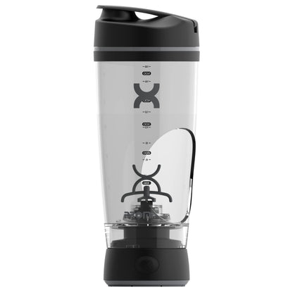 Promixx Bottiglia Originale Shaker - Alimentato a Batteria per Frullati di Proteine Lisci - Senza BPA, Tazza da 600ml (Bianco)