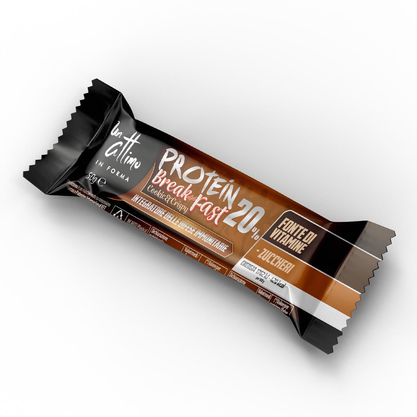 1 Attimo in Forma | 24 Barrette Proteiche Crema di Cacao 32% Protein Bar 50 grammi - Proteine del Latte Snack Spuntino