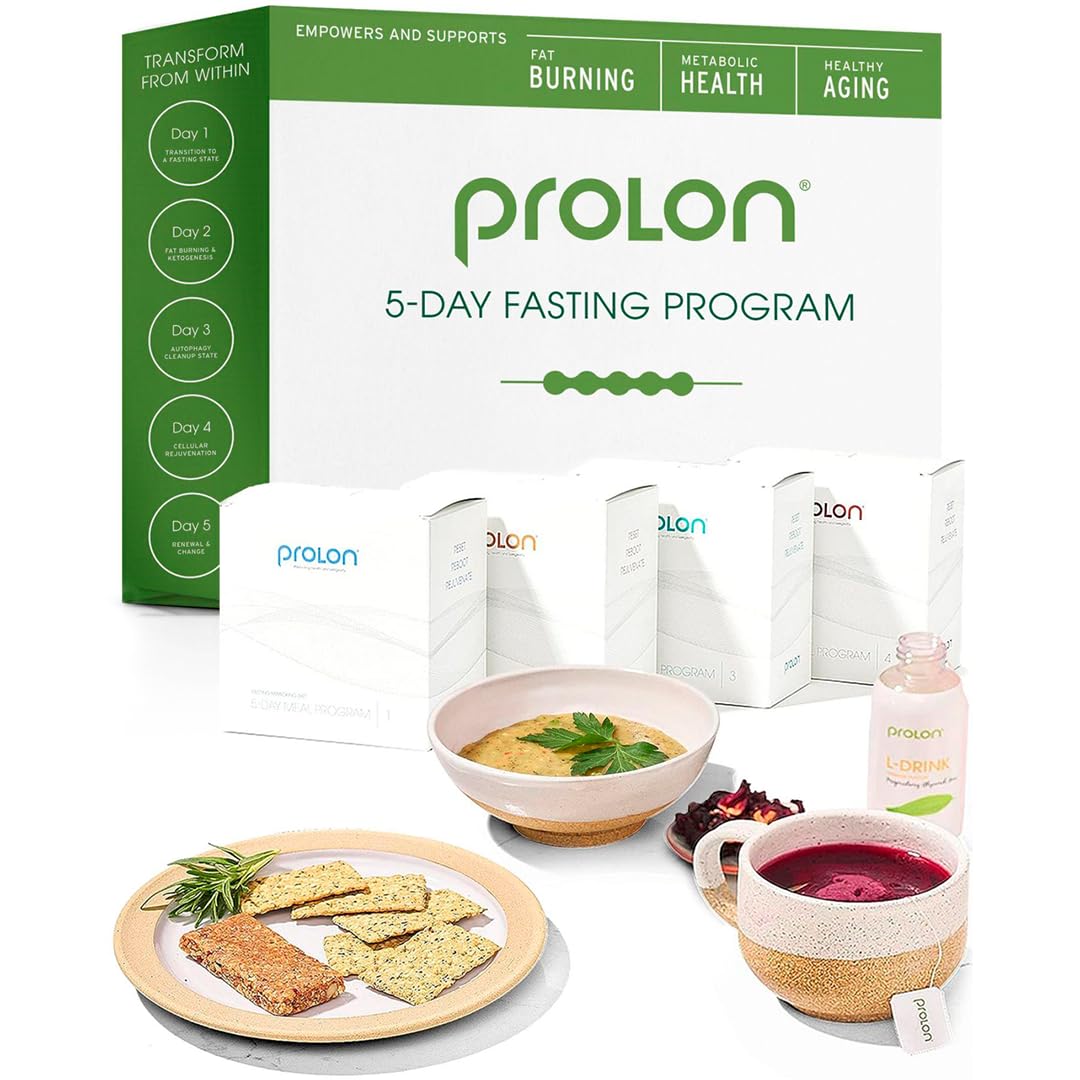 ProLon – Kit Dieta Mima Digiuno – Programma Nutrizionale di 5 Giorni – Prof. Valter Longo – Autofagia - Made in Italy – Varietà 4 (Piselli, Ceci, Lenticchie, Peperoni)