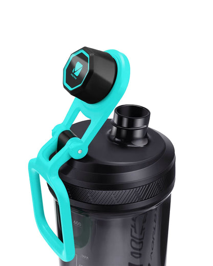 VOLTRX Bottiglia shaker, frullatore elettrico per frullati proteici ricaricabile USB C, tazze shaker per frullati proteici e frullati sostitutivi dei pasti, senza BPA, in Tritan