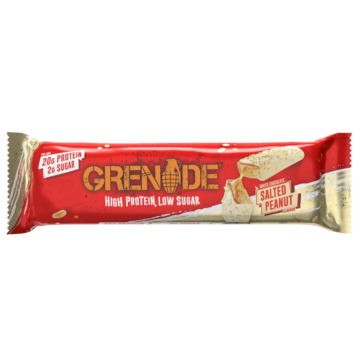 Grenade Barretta Proteica a Basso Contenuto di Carboidrati - Lemon Cheesecake, 12 x 60 g