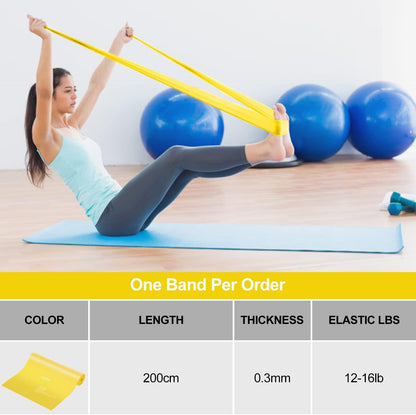 Elastici Palestra, Bande Elastiche Fitness Resistance Band Elastici Fisioterapia Esercizi Yoga, Pilates, Schiena Stretching, Sviluppo Muscolare,Casa, Palestra1.8-2.0M