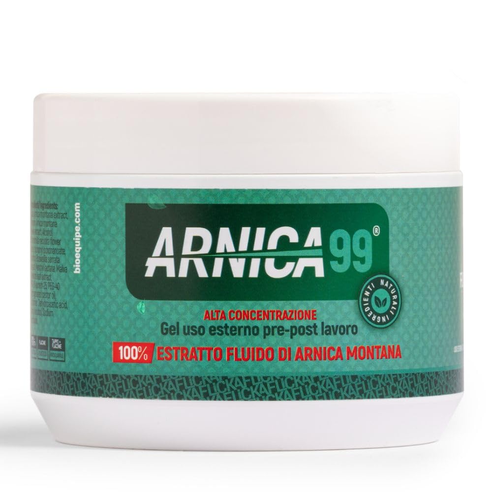 ARNICA 99 Arnica Per Cavalli Uso Umano (BARATTOLO 500ML) Arnica Extra Forte e Intensa crema riscaldante muscoli e Articolazioni sportiva,pomata per massaggi antinfiammatoria forte