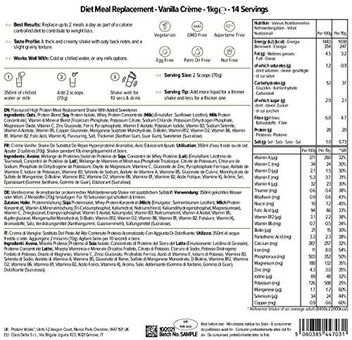 Protein Works - Sostituto Del Pasto Dietetico | Supporta la Perdita di Peso | Sazietà di Lunga Durata | Alto Contenuto di Proteine | 14 Servings | Banana Vellutata | 1kg