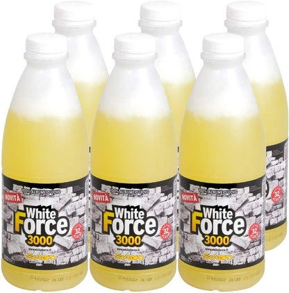 White Force 3000 Albume d'Uovo liquido, Si Conserva a Temperatura Ambiente - 6 Bottiglie da 1 kg