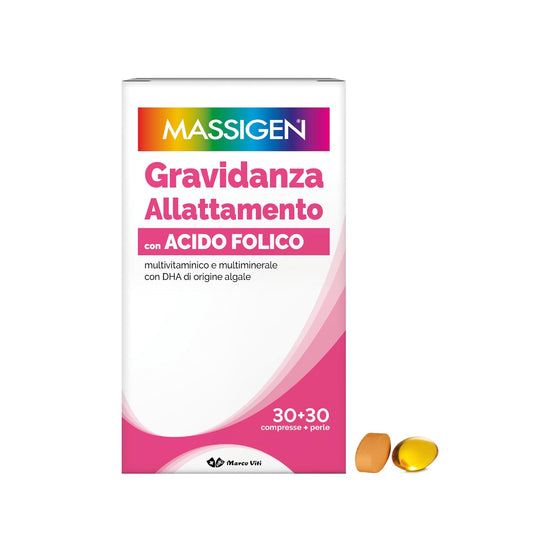 MASSIGEN Daylyvit, Multivitaminico e Multiminerale per Gravidanza e Allattamento, 54 g, Compressa