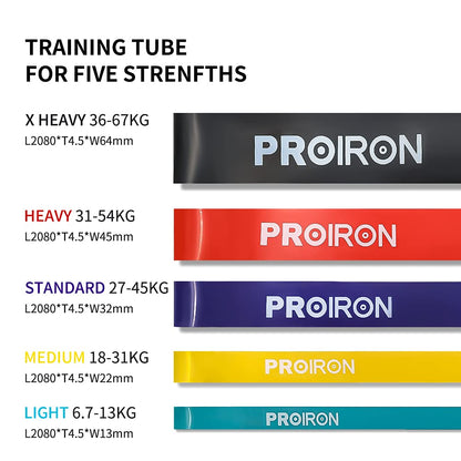 PROIRON Bande di Resistenza - Pull UP Bande - Bande Elastiche Fitness, Loop Bands Corpo Stretching, Powerlifting, Resistenza di Addestramento