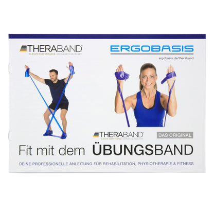 Thera-Band® Fascia elastica da 2,5 m + libro degli esercizi da 24 pagine (lingua italiana non garantita)