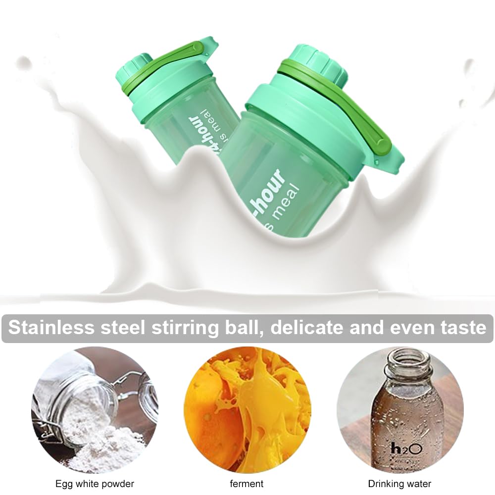 EACHPT Protein Shaker,Shaker per proteine da 600 ml per frullati di integratori,shaker per proteine con tappo a vite,setaccio e scala graduata|A prova di perdite,senza BPA