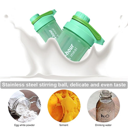 EACHPT Protein Shaker,Shaker per proteine da 600 ml per frullati di integratori,shaker per proteine con tappo a vite,setaccio e scala graduata|A prova di perdite,senza BPA