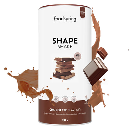 foodspring Shape Shake Bustine Monoporzione, 10 x 60 g, Sostituto pasto per il controllo del peso*, Ricco di proteine, Vitamine e minerali