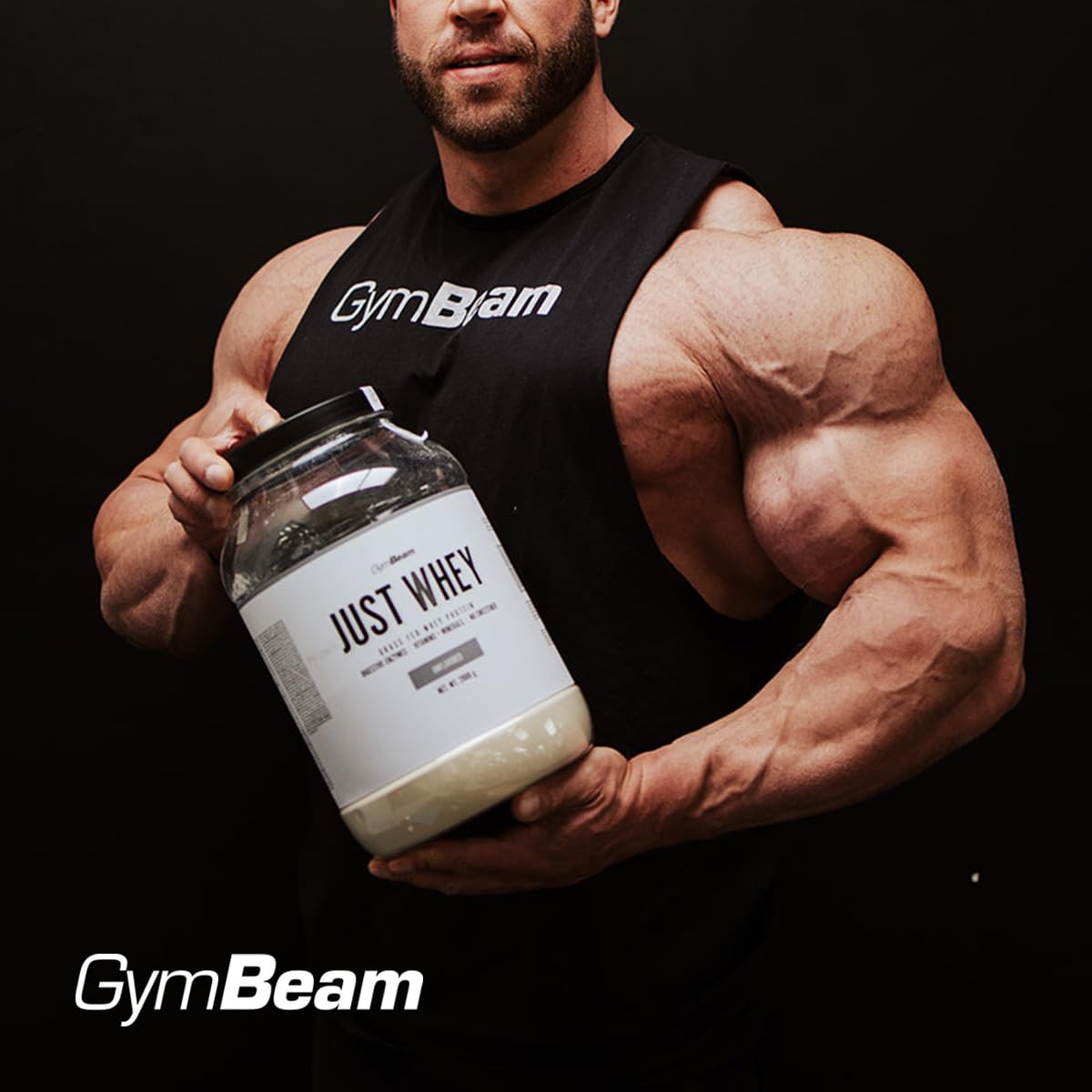 GymBeam Just Whey, Proteine in Polvere Multicomponente da Siero di Latte, Concentrato e Idrolizzato, 22,4g Proteine per Dose, con BCAA e Amminoacidi Essenziali (1000 g, Chocolate Milkshake)