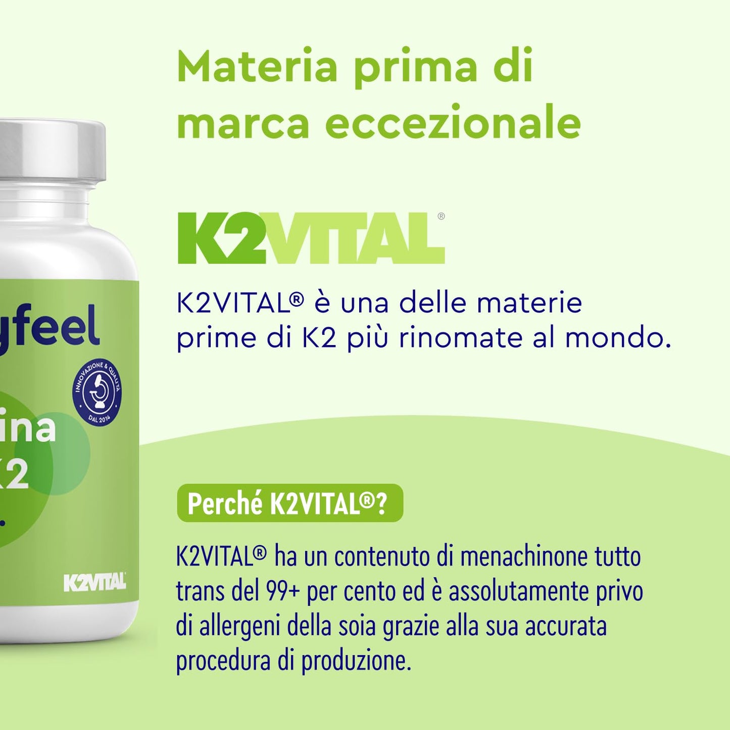 Vitamina D3 K2, Vitamina D, Qualità Premium K2VITAL®, 200 Compresse, Vitamina D3 2000 UI + 100 µg Vitamina K, Supporta Ossa, Denti, Articolazioni e Sistema Immunitario, Formula Ottimale