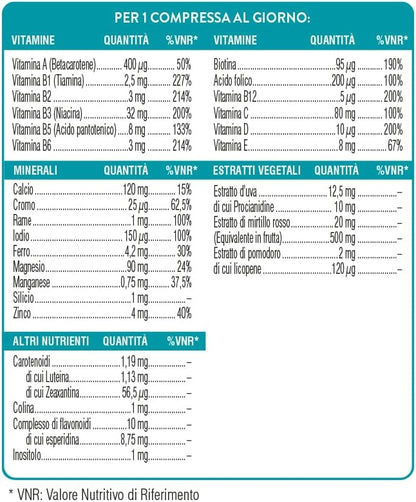 Swisse Multivitaminico Ragazzo, Integratore Alimentare Multi-nutriente per Integrare la Nutrizione dei Ragazzi, 60 Compresse