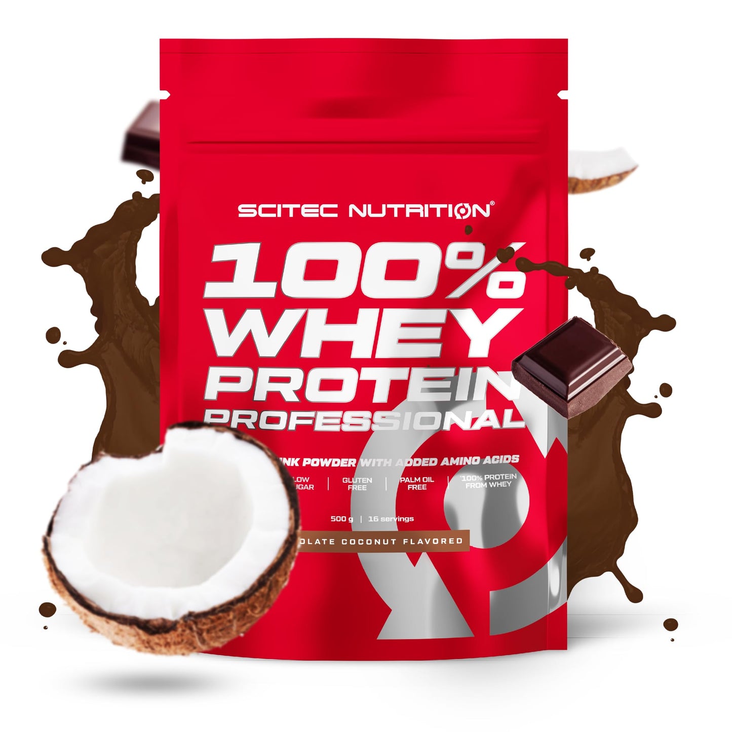 Scitec Nutrition 100% Whey Protein Professional - Potenziato con aminoacidi extra ed enzimi digestivi - Senza glutine - Senza olio di palma, 2.35 kg, Cioccolato