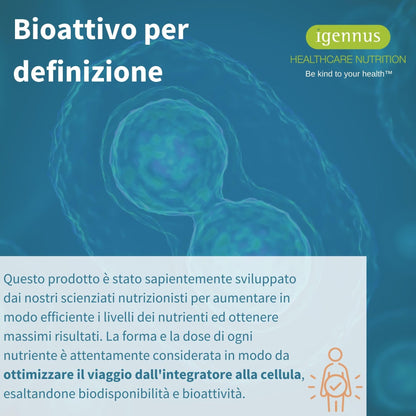 Super B - Vitamina B Complex ad Alto Assorbimento e Rilascio Prolungato,B1,B2,B3,B5 B6,B12, Biotina, Folato e Vitamina C - 60 Compresse Vegane – Igennus