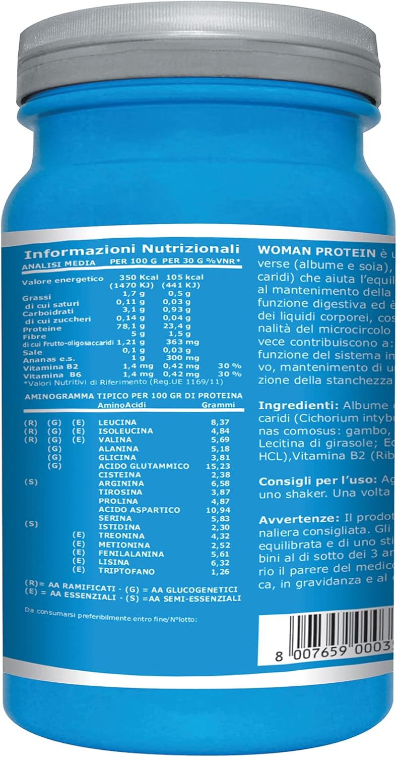 Ultimate Italia - Woman Protein proteine specifiche per donne - 750g - cacao - proteine di soia e albume d'uovo