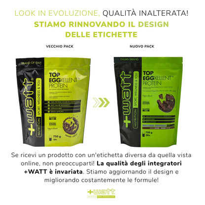 Top Eggxellent Protein - Integratore di Proteine dell'Albume dell'Uovo - Formato: Doypack 750 g - Gusto: Cacao