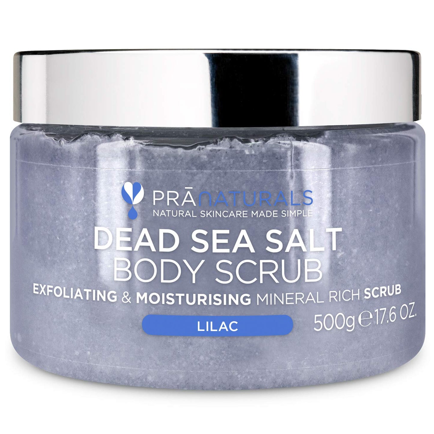 Pranaturals Scrub Corpo Rivitalizzante ai Sali del Mar Morto 500g, Esfoliante e Nutriente, Ricco di Minerali Naturali, Ideale per Tutti i Tipi di Pelle (Mango e Kiwi)