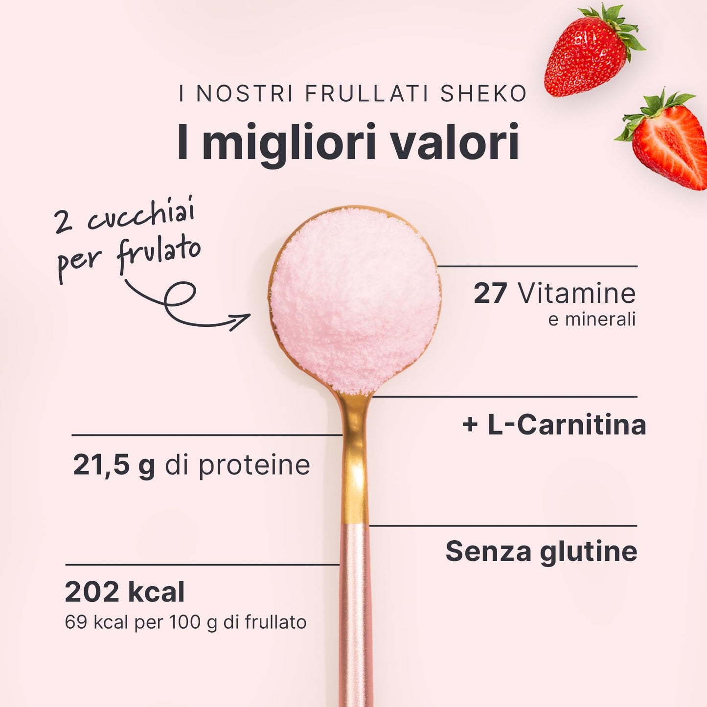 Sheko Frullato proteico al gusto Caffè - integratori per dimagrire con 200 Kcal - 25 dosi di Pasti sostitutivi dimagranti per barattolo