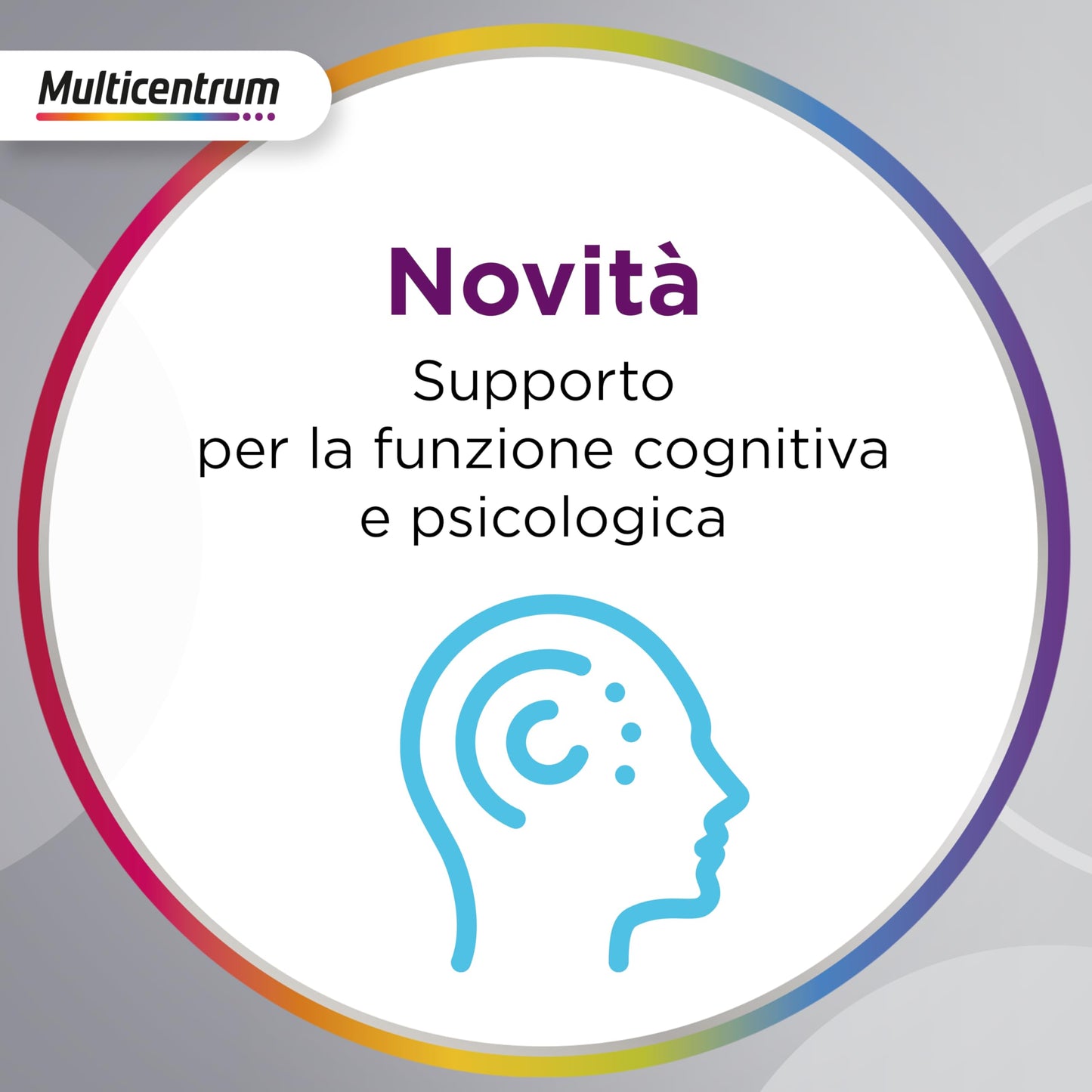 Multicentrum Donna 50+ Integratore Multivitaminico completo, con Magnesio, Vitamina A, D, B12, Calcio, per combattere stanchezza e affaticamento per Donne oltre 50 anni, 100 Compresse